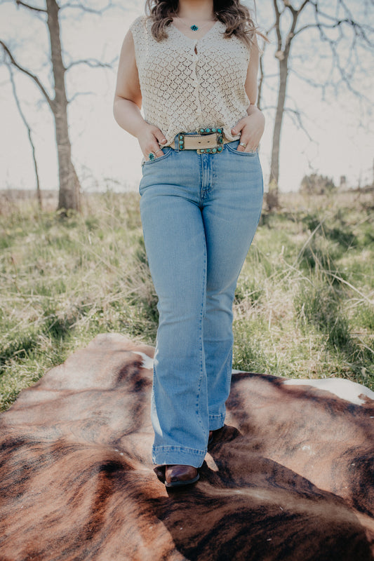 'Lumi' High Rise Retro Bailey Trouser (33/32 only)