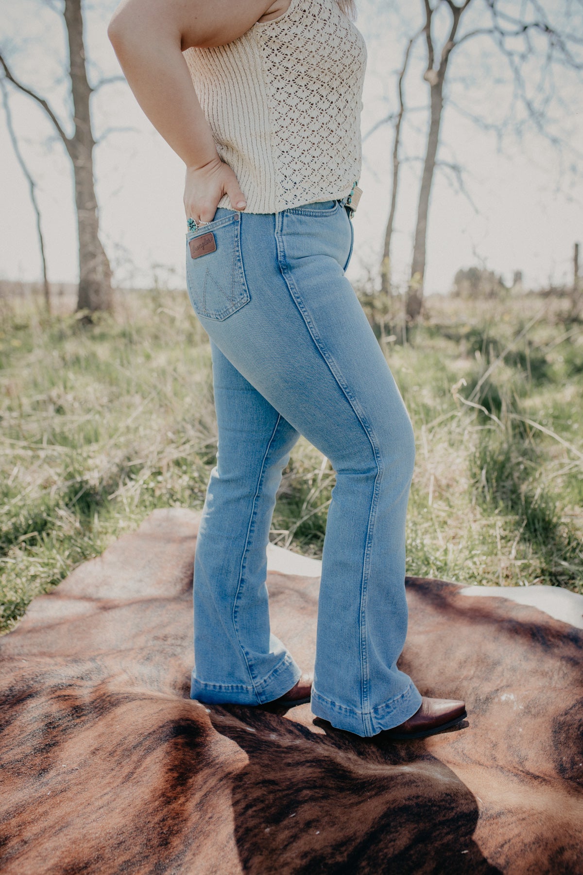 'Lumi' High Rise Retro Bailey Trouser (33/32 only)