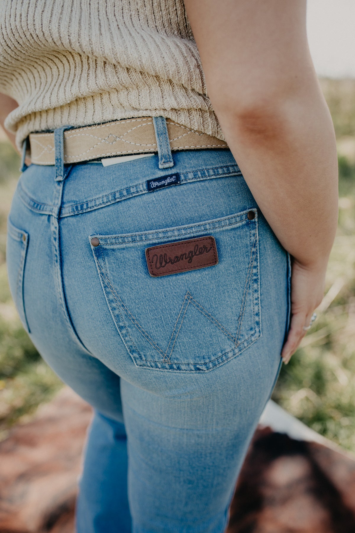 'Lumi' High Rise Retro Bailey Trouser (33/32 only)