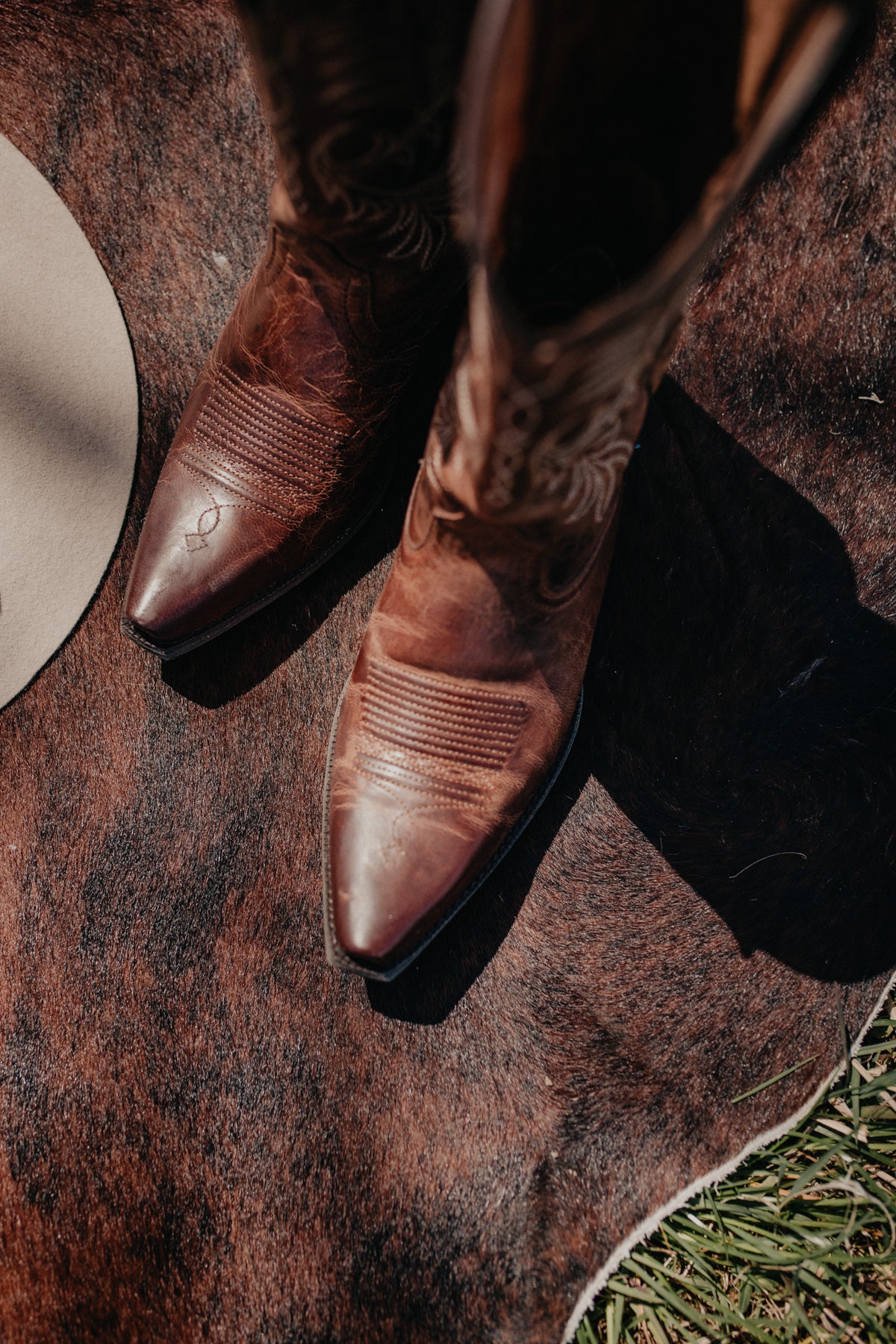 ‘Rich Oak’ Ariat Heritage X Toe Stretchfit Boot (6-11)