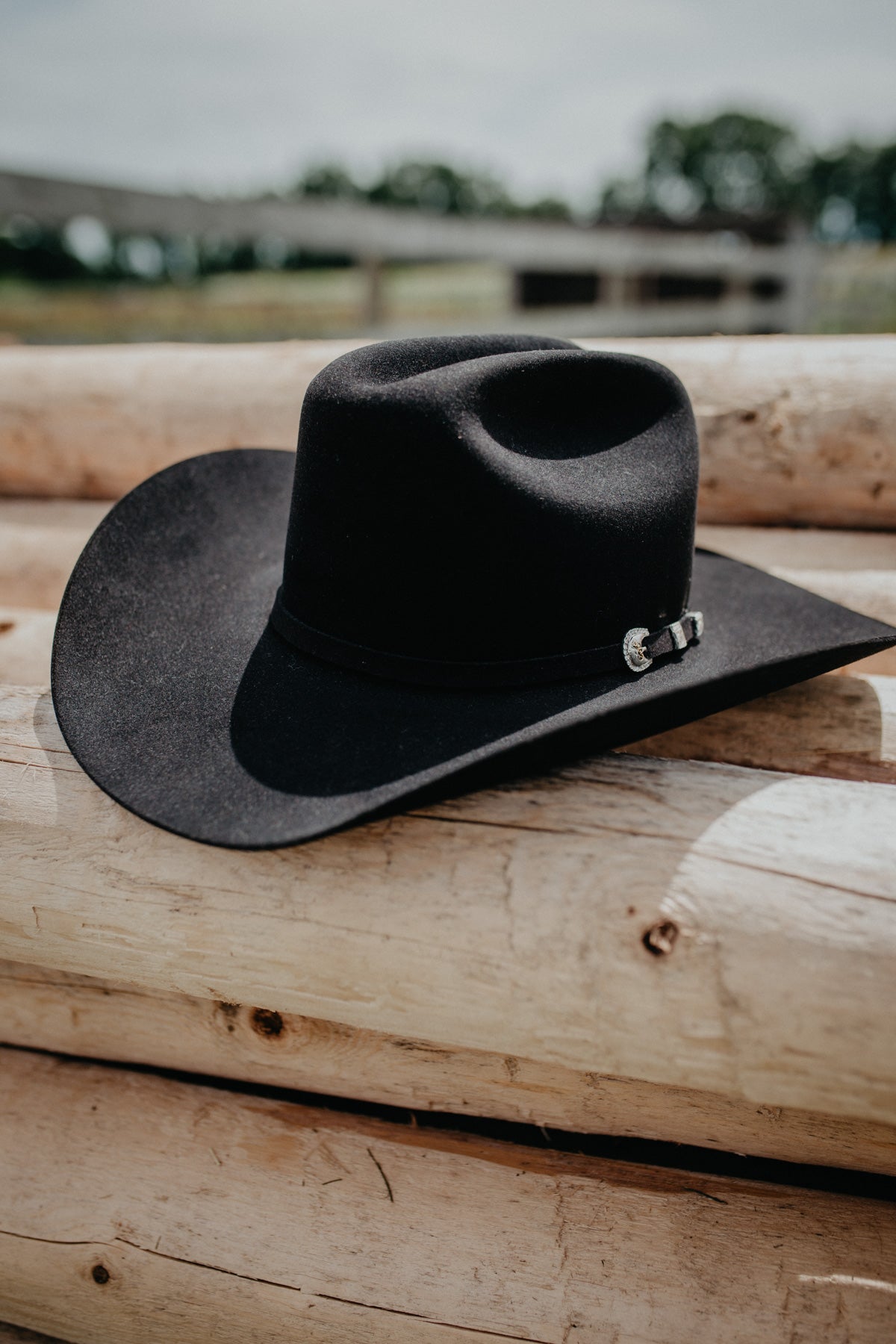 'Shasta' 10X Premier Felt Cowboy Hat by Stetson (Black)