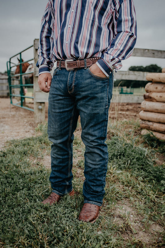 'Colton' Men's Retro Wrangler Slim Bootcut Jeans