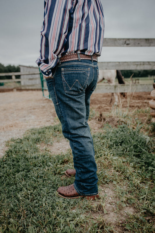 'Colton' Men's Retro Wrangler Slim Bootcut Jeans