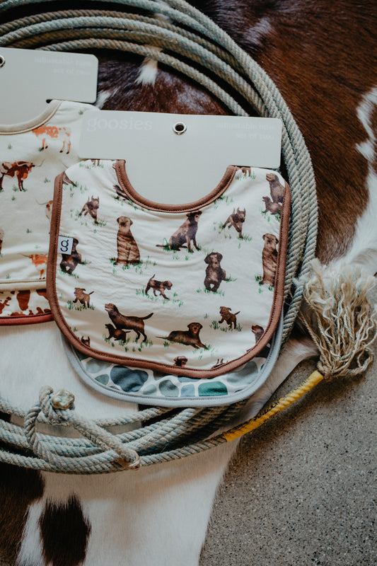 Printed Baby Bib Set (2 Prints)