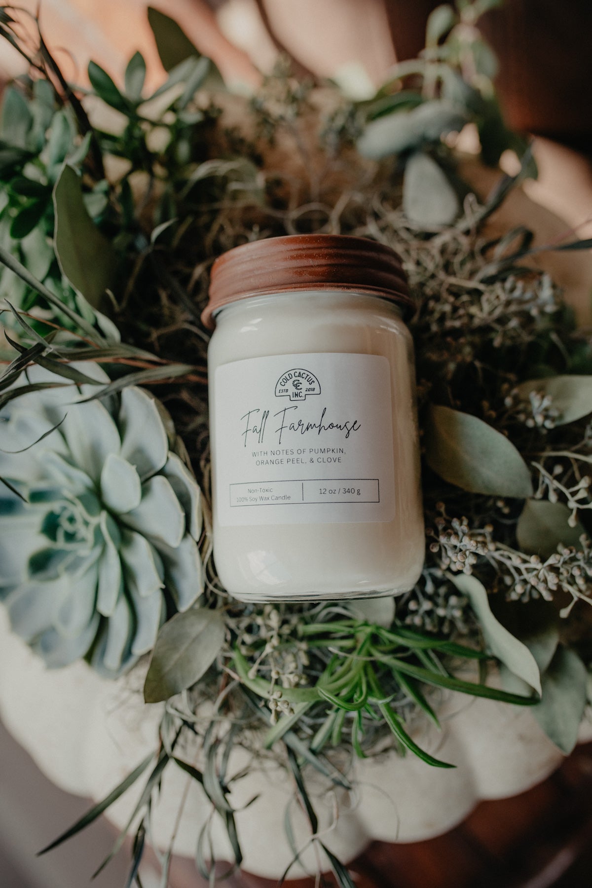 Cold Cactus Exclusive 100% Soy Wax Candle