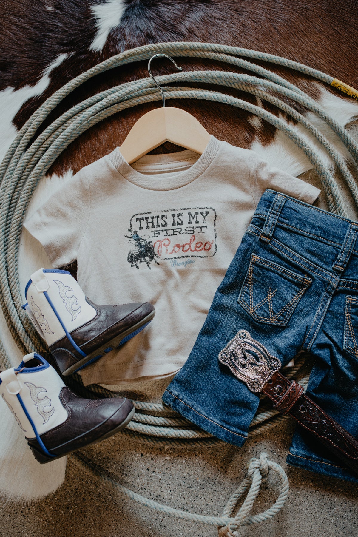 'Henry' Wrangler Baby Boys First Rodeo Tee (0/3-4T)