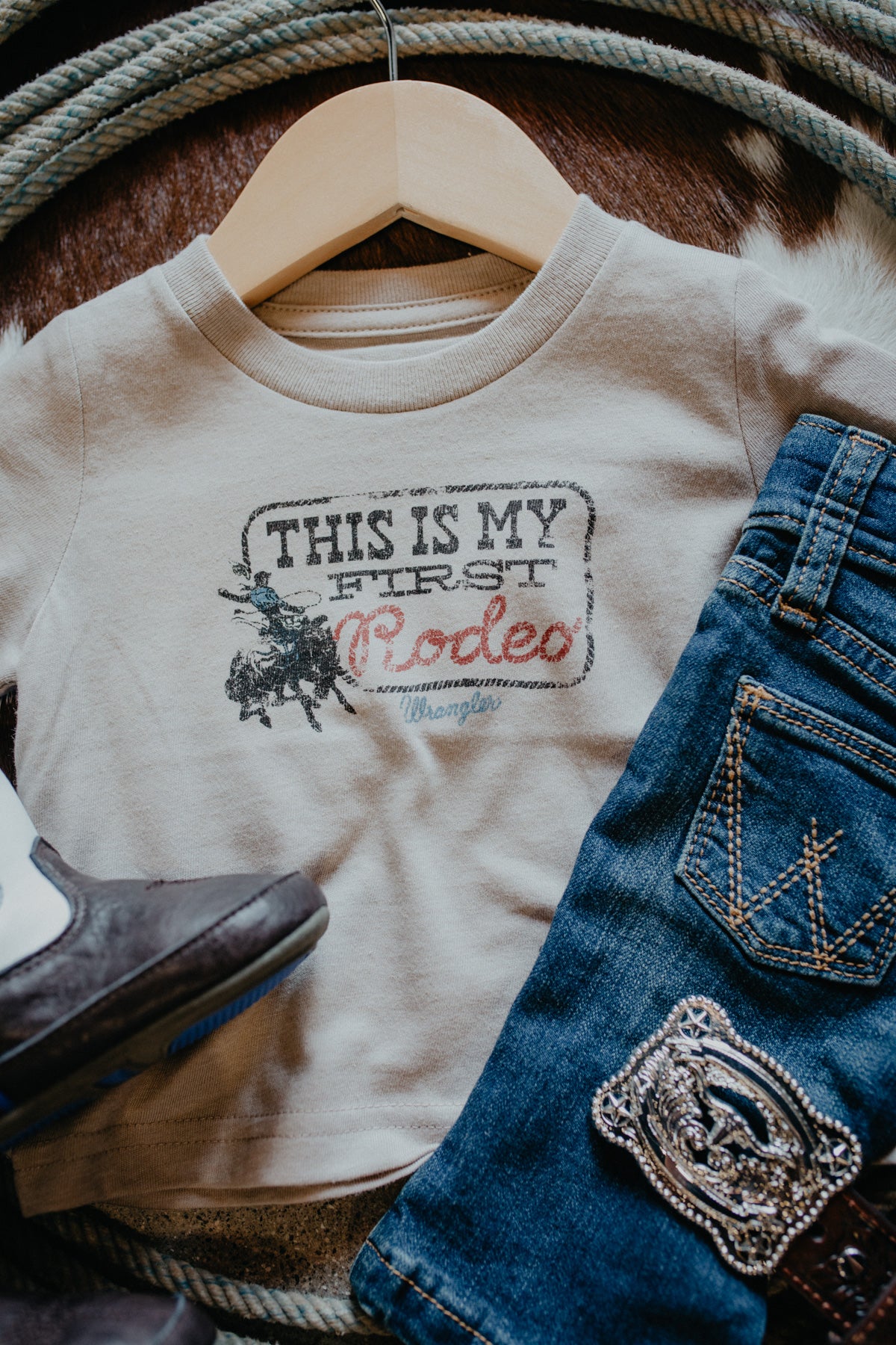 'Henry' Wrangler Baby Boys First Rodeo Tee (0/3-4T)
