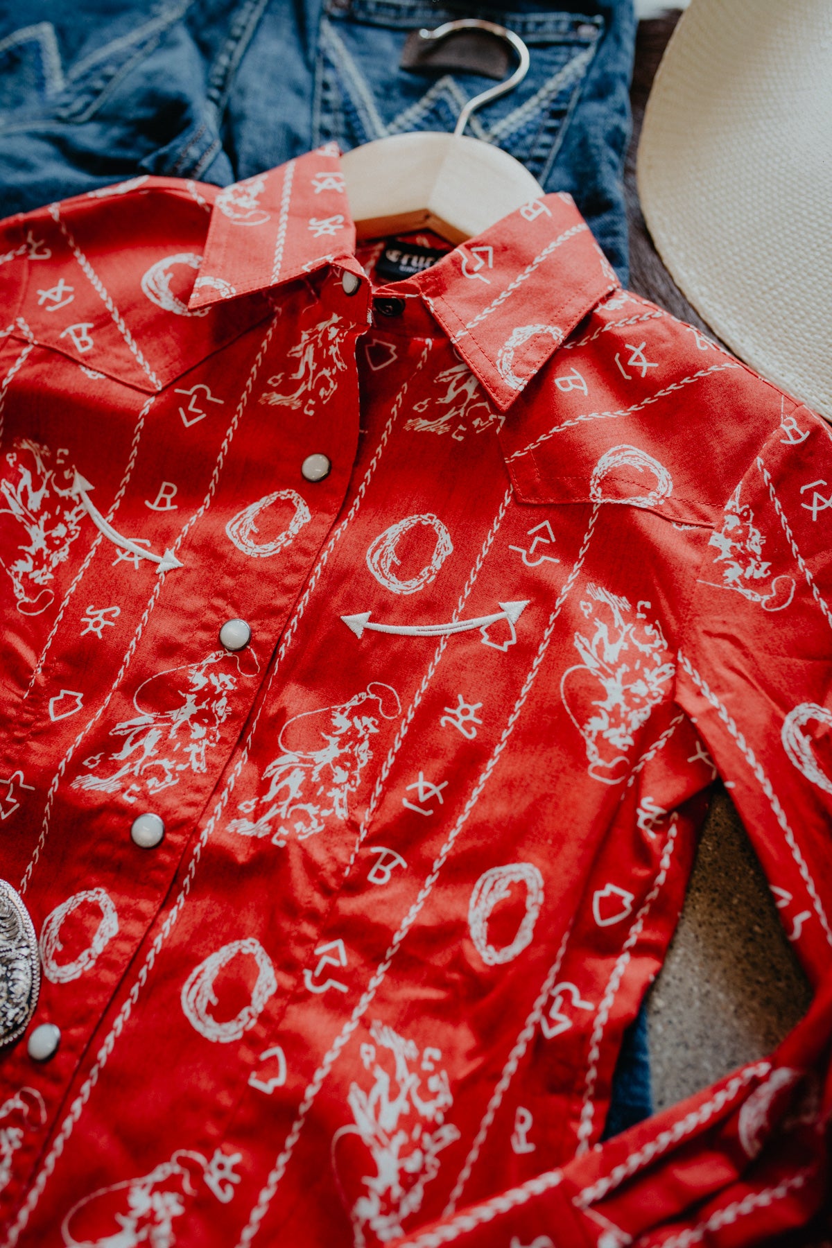 'Patsy' Girl's Long Sleeve Pearl Snap by Cruel Denim (XS-XL)