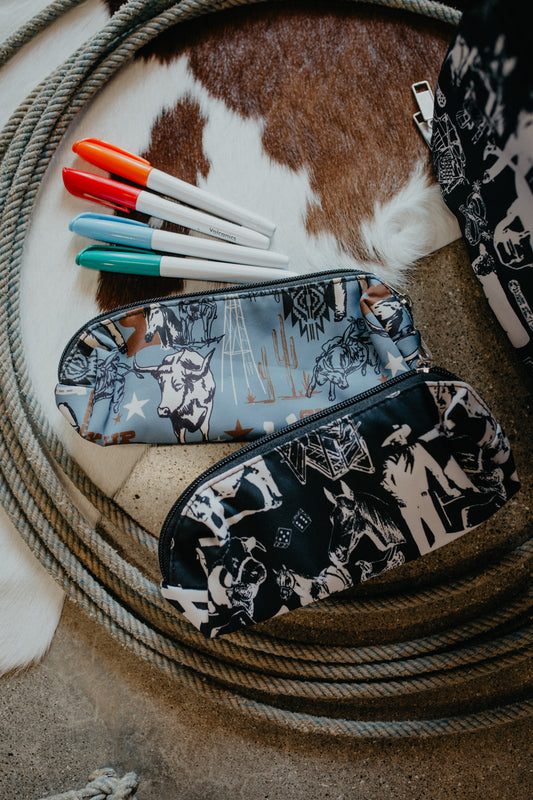 Western Pencil Case (2 Prints)
