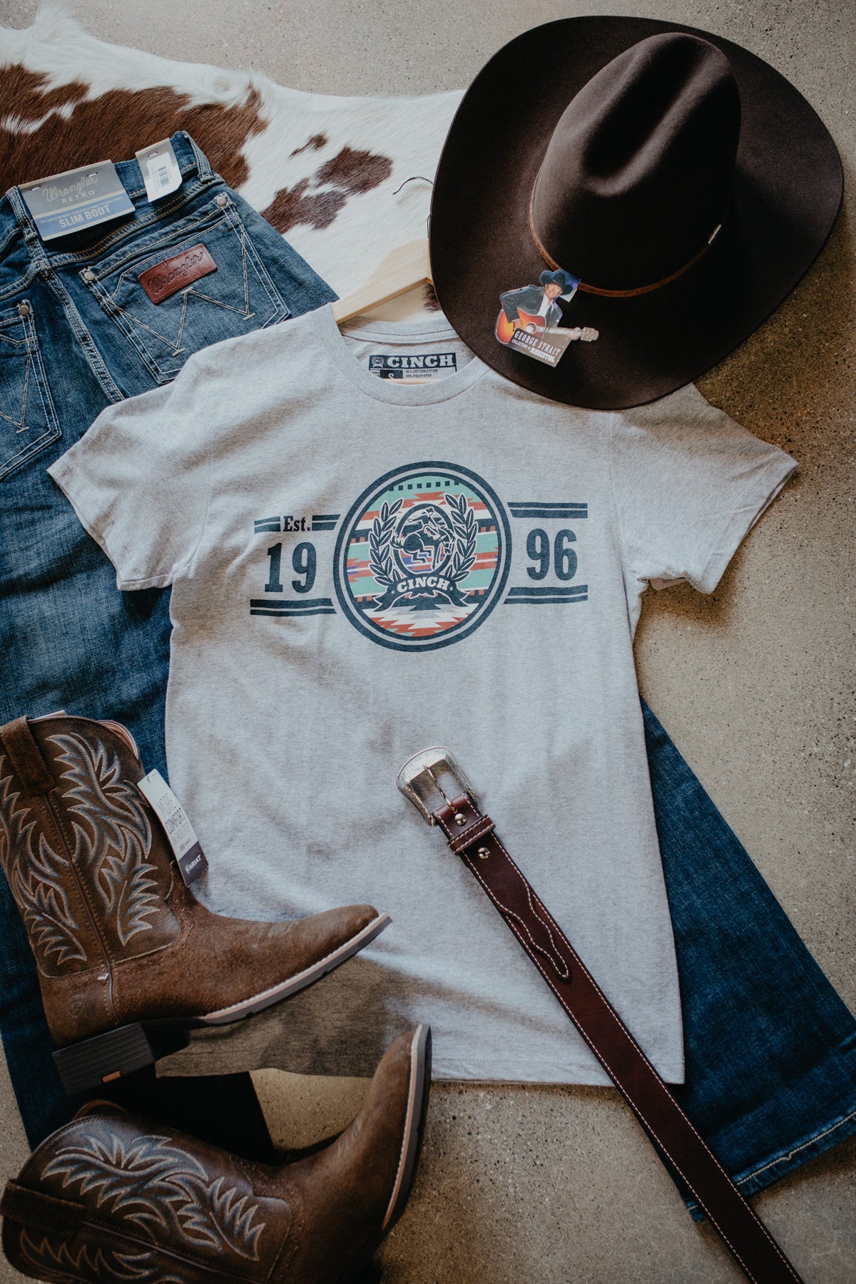 'Brooks' Men's CINCH Grey Tee (S-XXL)