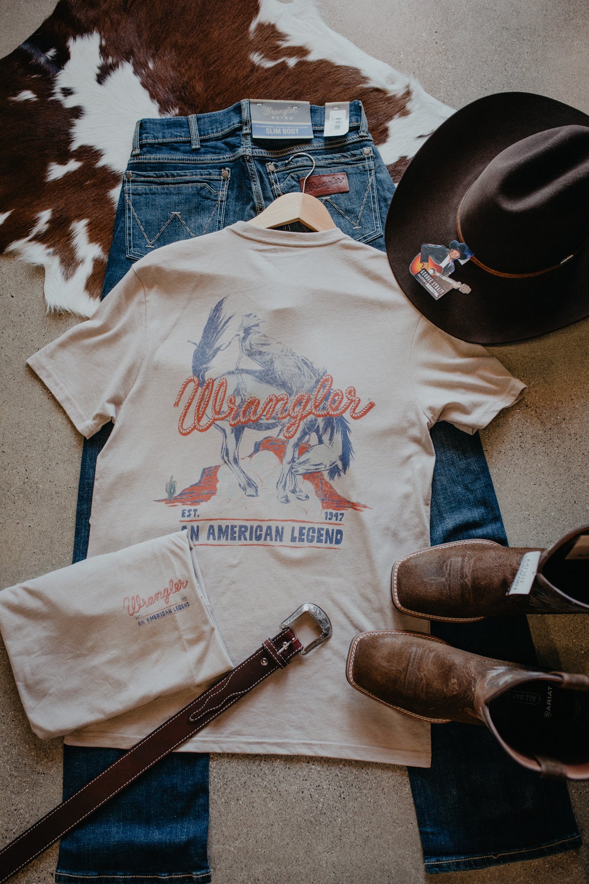 'Blast Off' Men's Wrangler Tee (S-XXL)