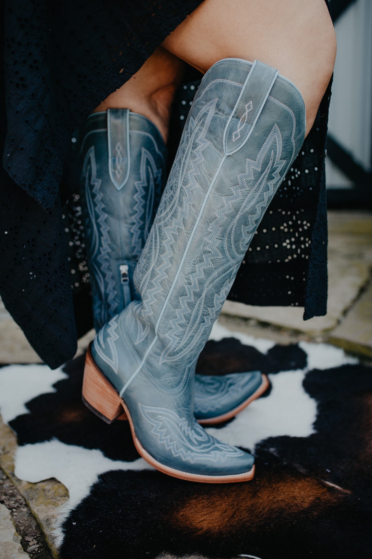 Casanova Tall Western Boot by Ariat (Vintage Denim)