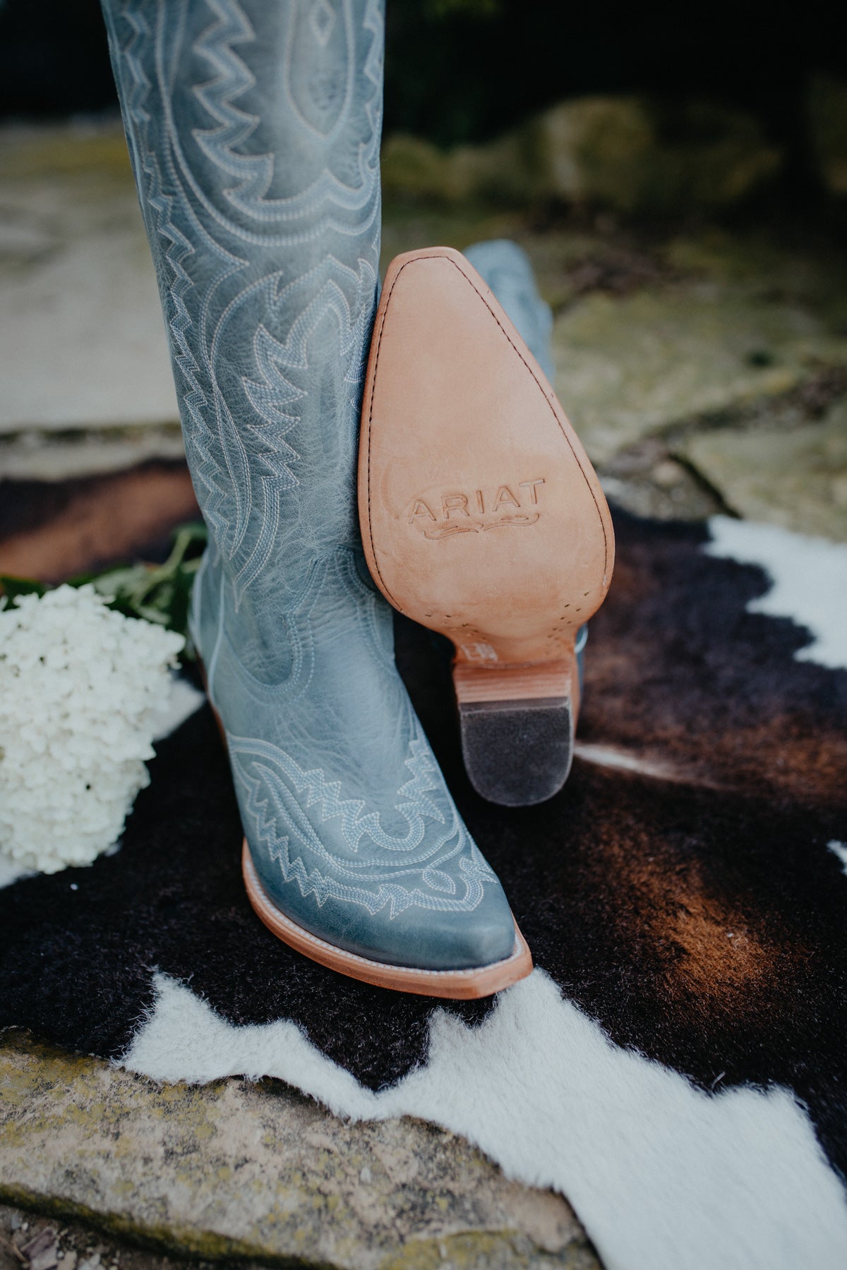 Casanova Tall Western Boot by Ariat (Vintage Denim)