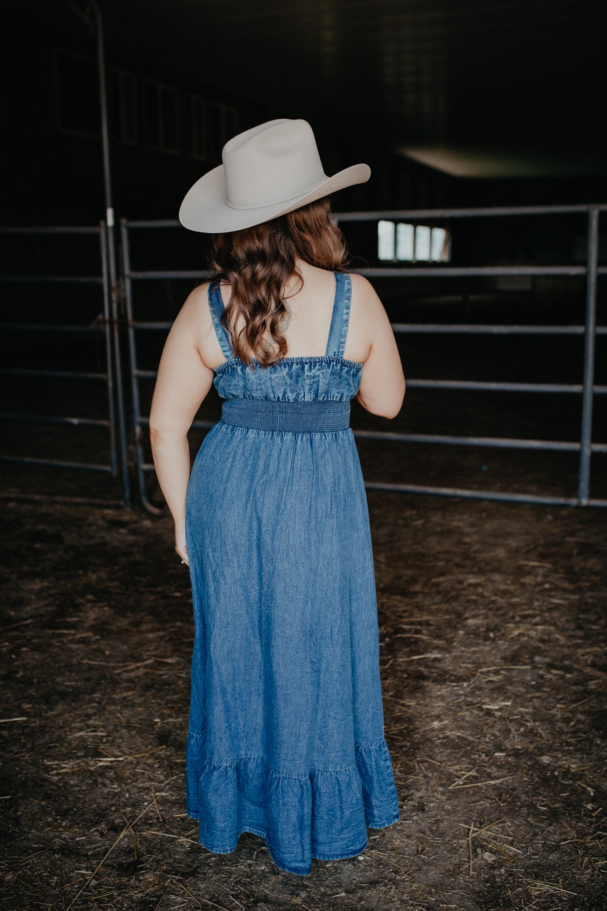 'Havenwood' Denim Maxi Dress (S-L)