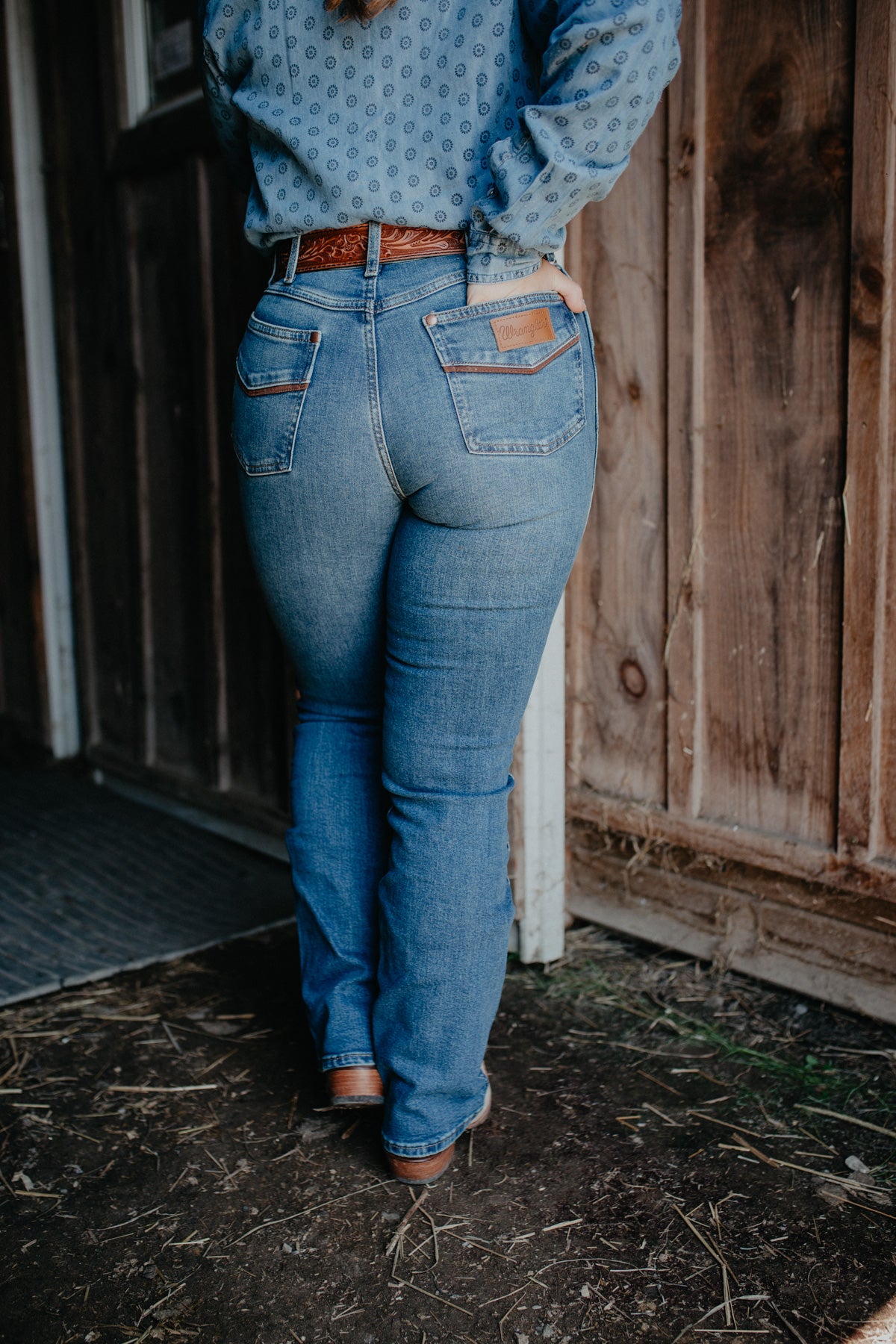 'Ace' High Rise Bold Bootcut Jean by Wrangler (24-33)