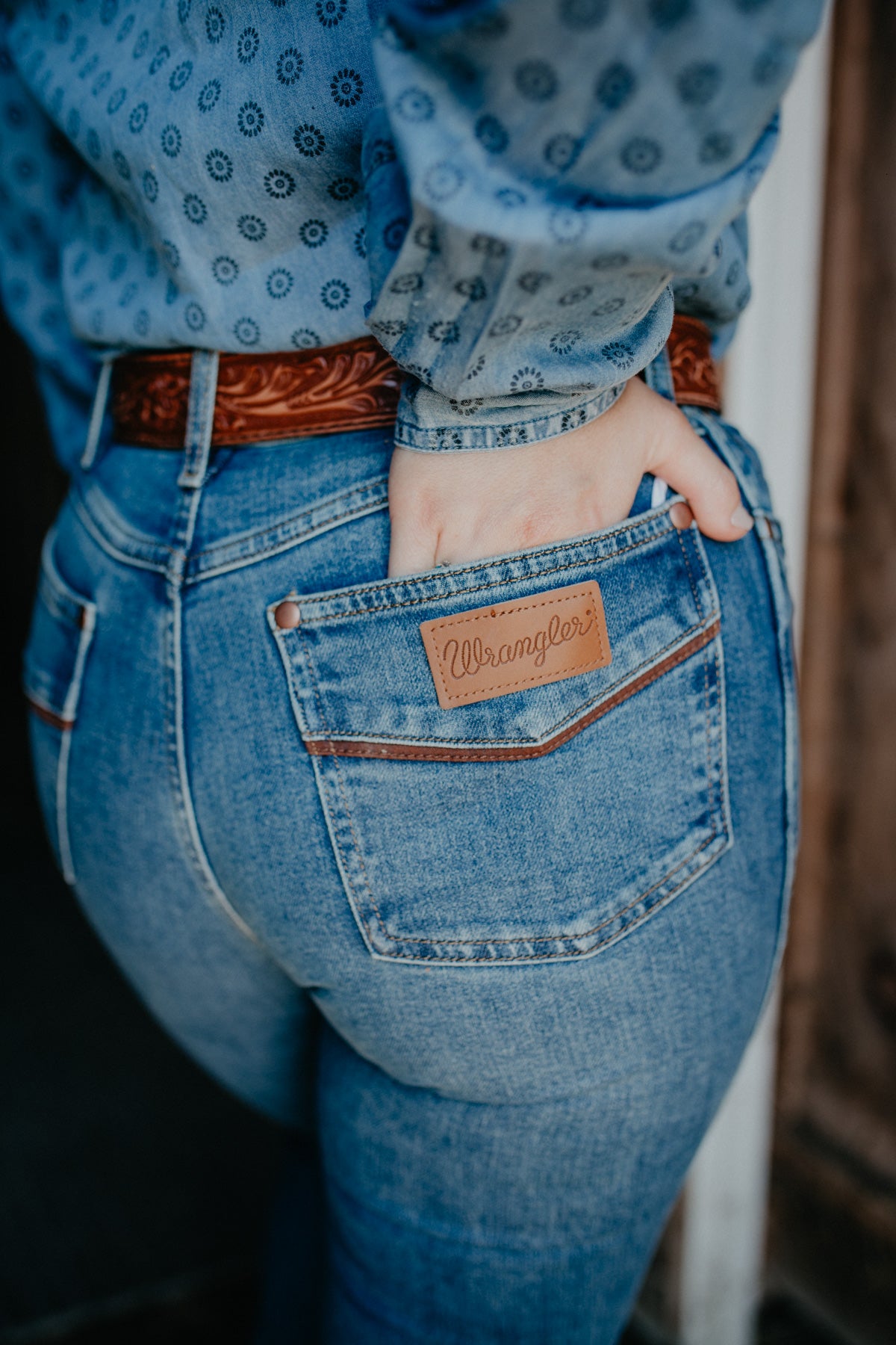 'Ace' High Rise Bold Bootcut Jean by Wrangler (24-33)