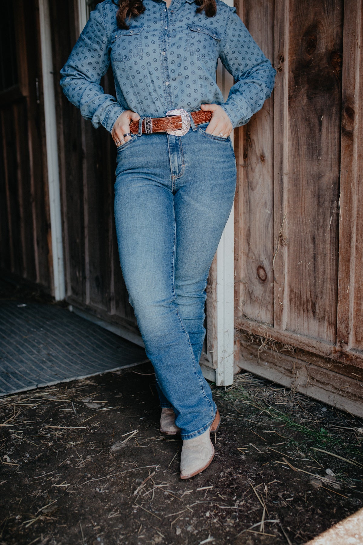 'Ace' High Rise Bold Bootcut Jean by Wrangler (24-33)