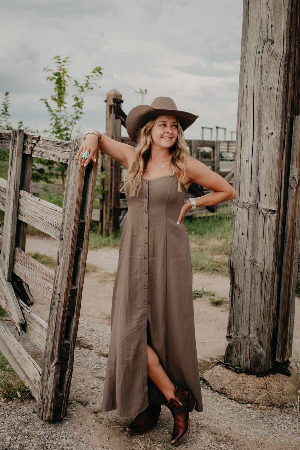 'Angel Eyes' Midi Tiki Dress (S &  L Only)