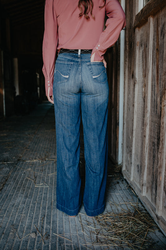 'Rosalie' Ultra High Rise Wide Leg Jean by Ariat (Sizes 25-34)
