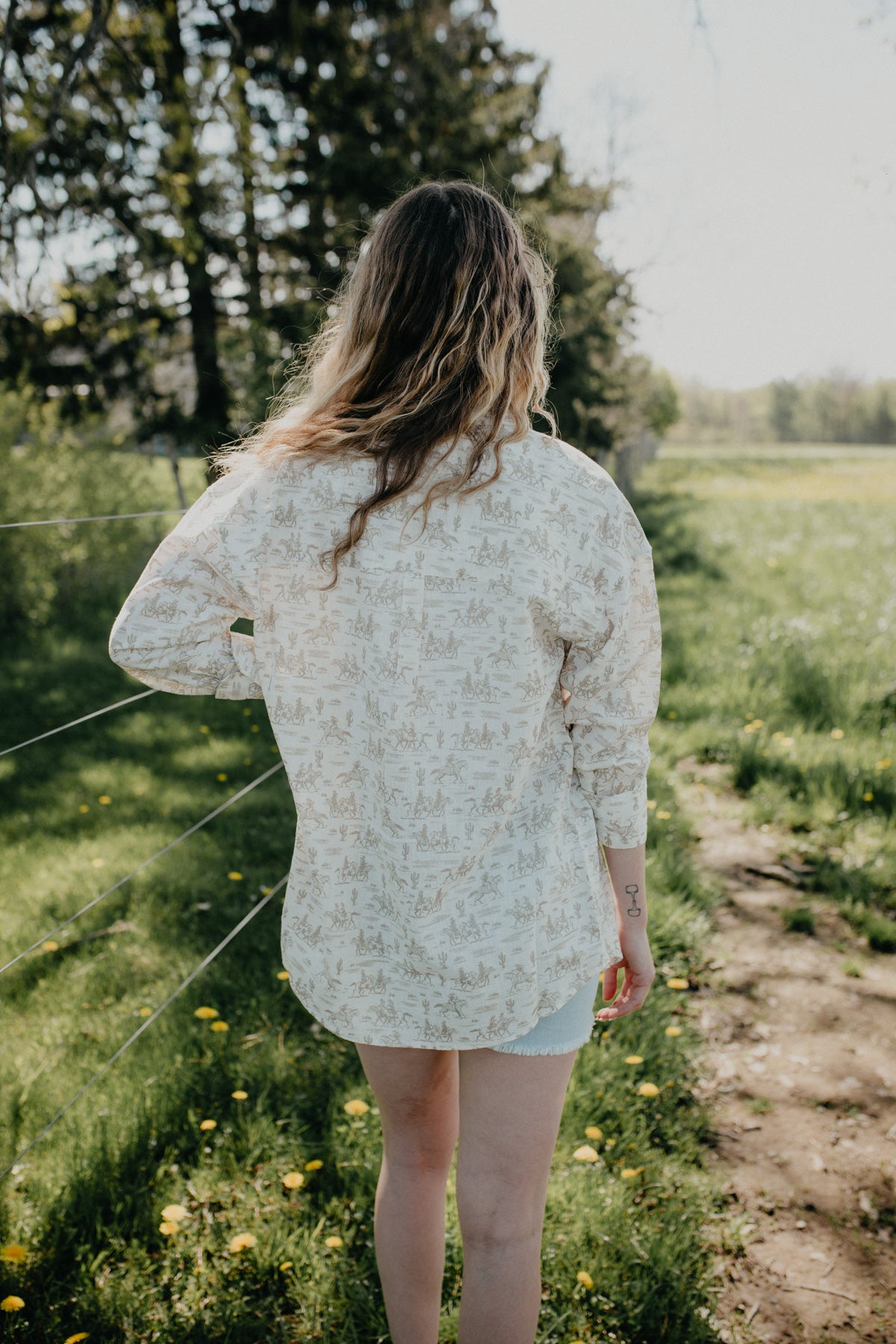 'Lotta' Women's Linen & Cotton Poppy Overshirt (S-L)