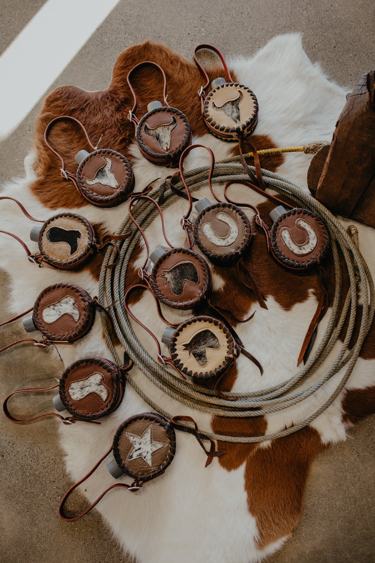 Mini Leather Canteen