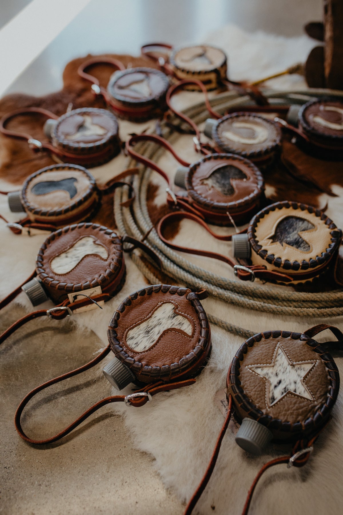 Mini Leather Canteen