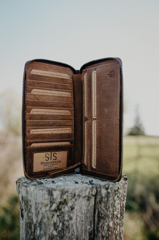 'Bentley' Cowhide Tornado Wallet by STS Ranchwear