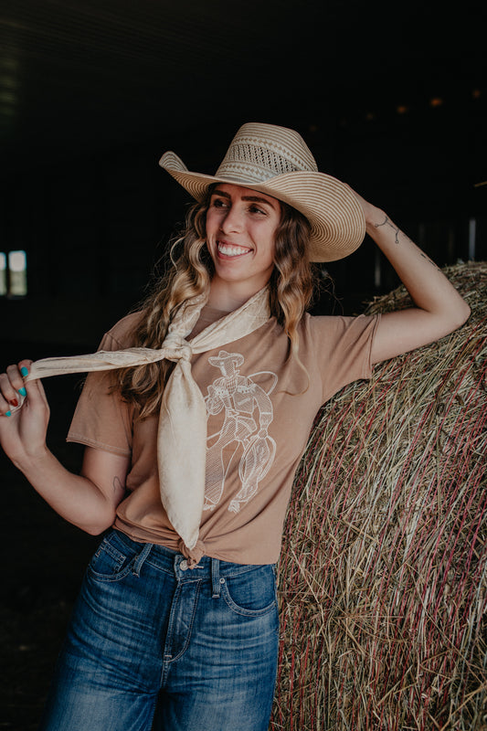 'Buckaroo' Ariat T Shirt Toasted Coconut (XS-XXL)