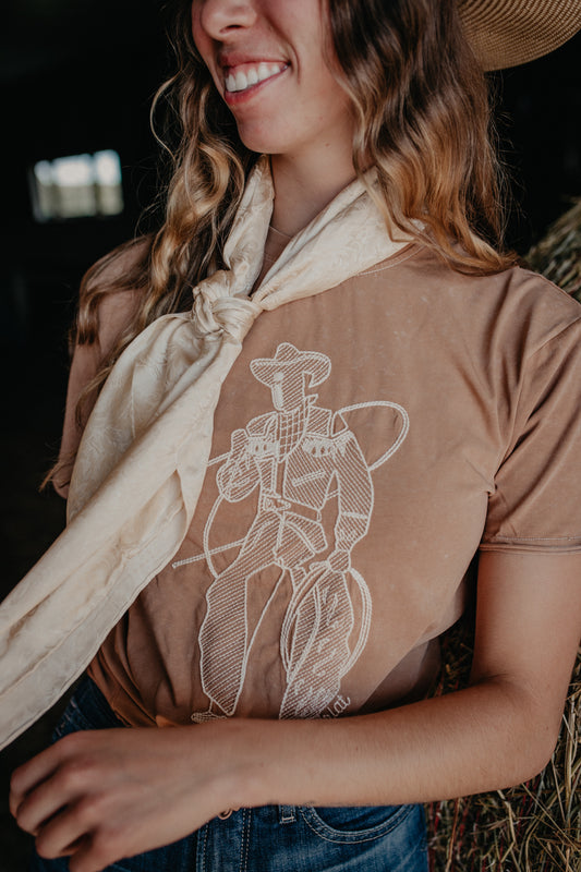 'Buckaroo' Ariat T Shirt Toasted Coconut (XS-XXL)