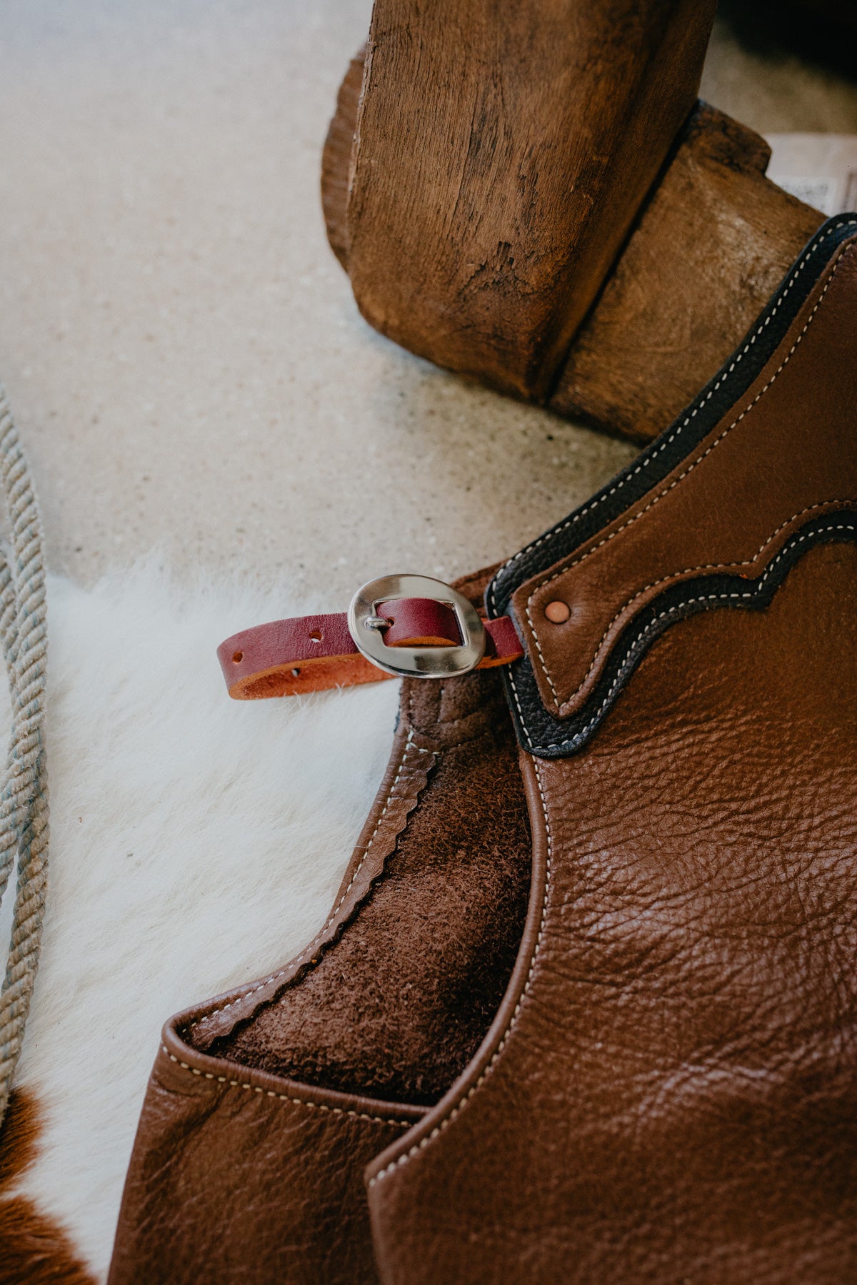 Youth XL Leather Chaps