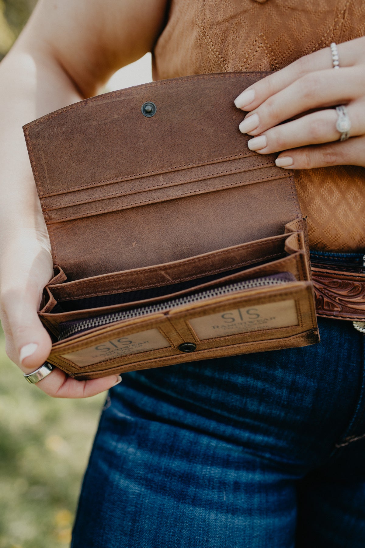 Baroness Ladies Tri-Fold Wallet by STS Ranchwear