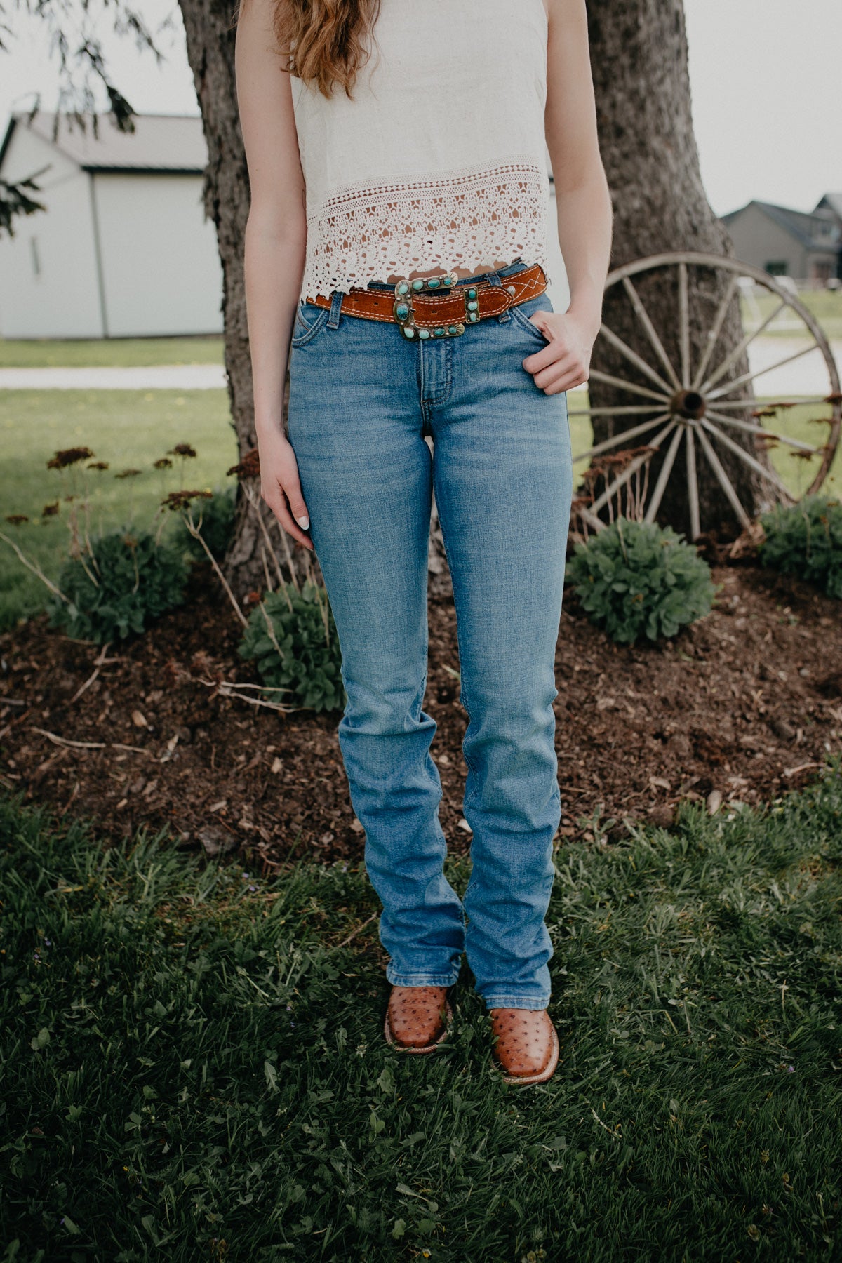 'Aubree' Wrangler Willow Mid Rise Bootcut (24-35)