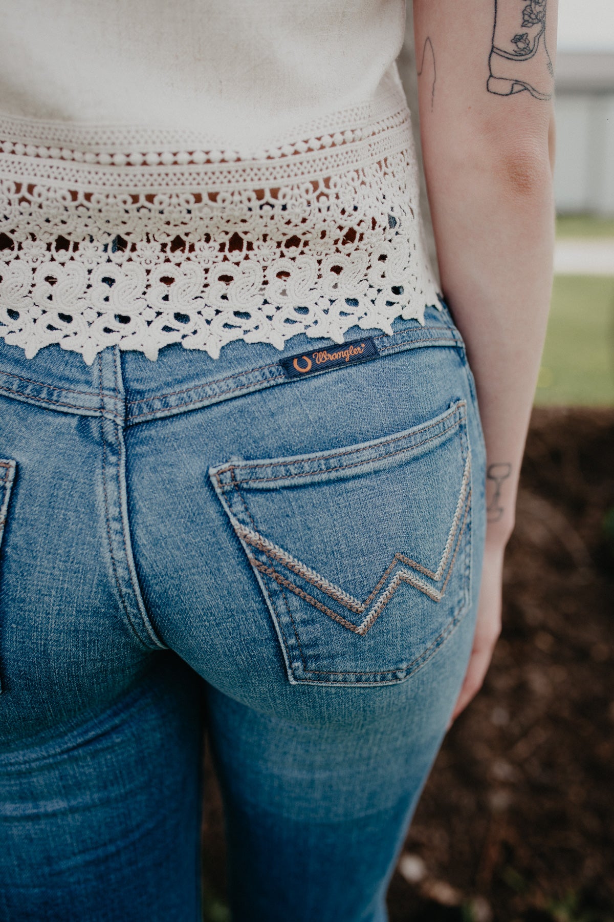 'Aubree' Wrangler Willow Mid Rise Bootcut (24-35)