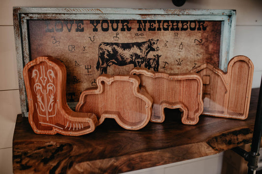 Wooden Piggy Banks (Various Shapes)