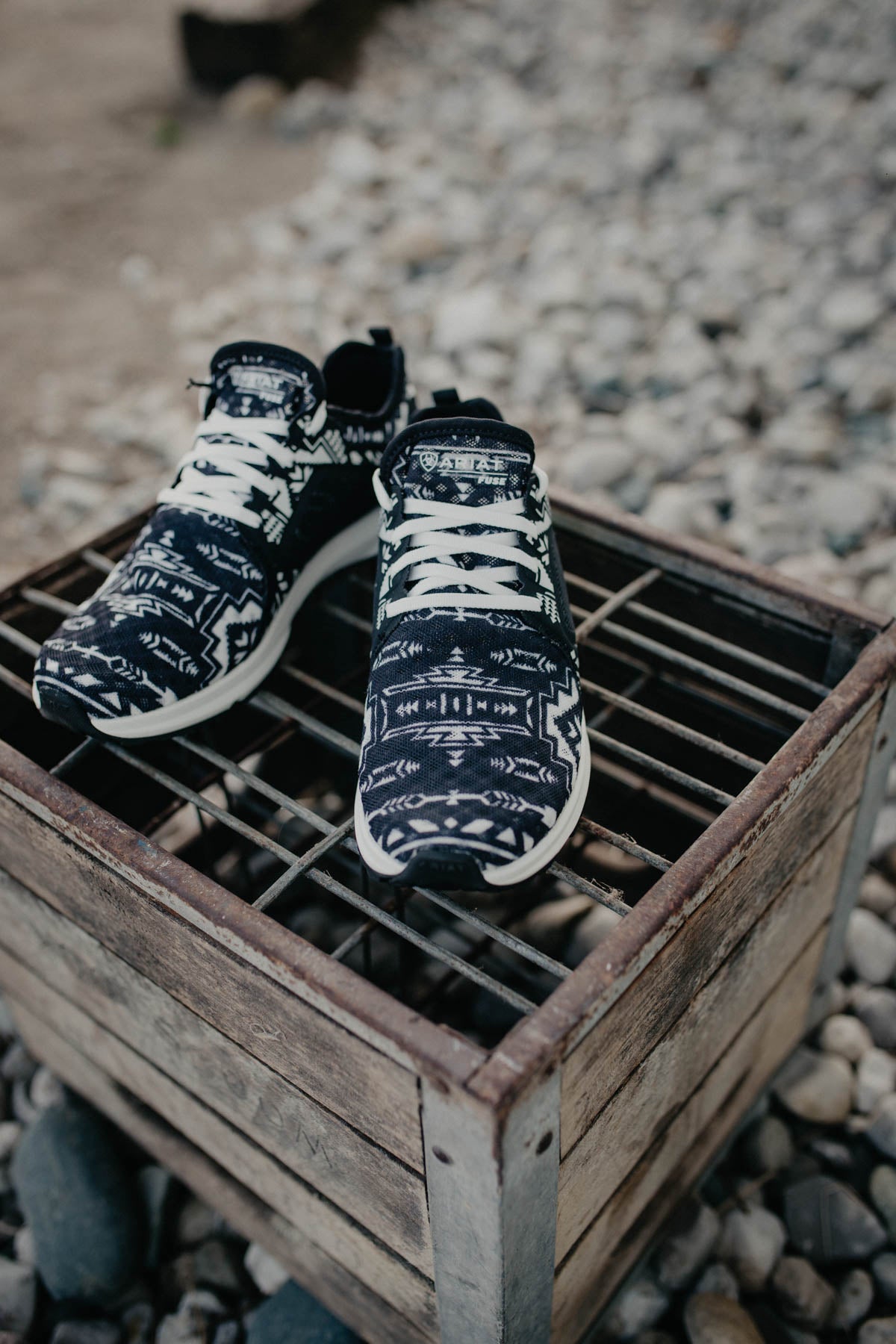 'Midnight Montana' Women's Ariat Fuse Athletic Trainer Shoe (6 & 6.5 Only)