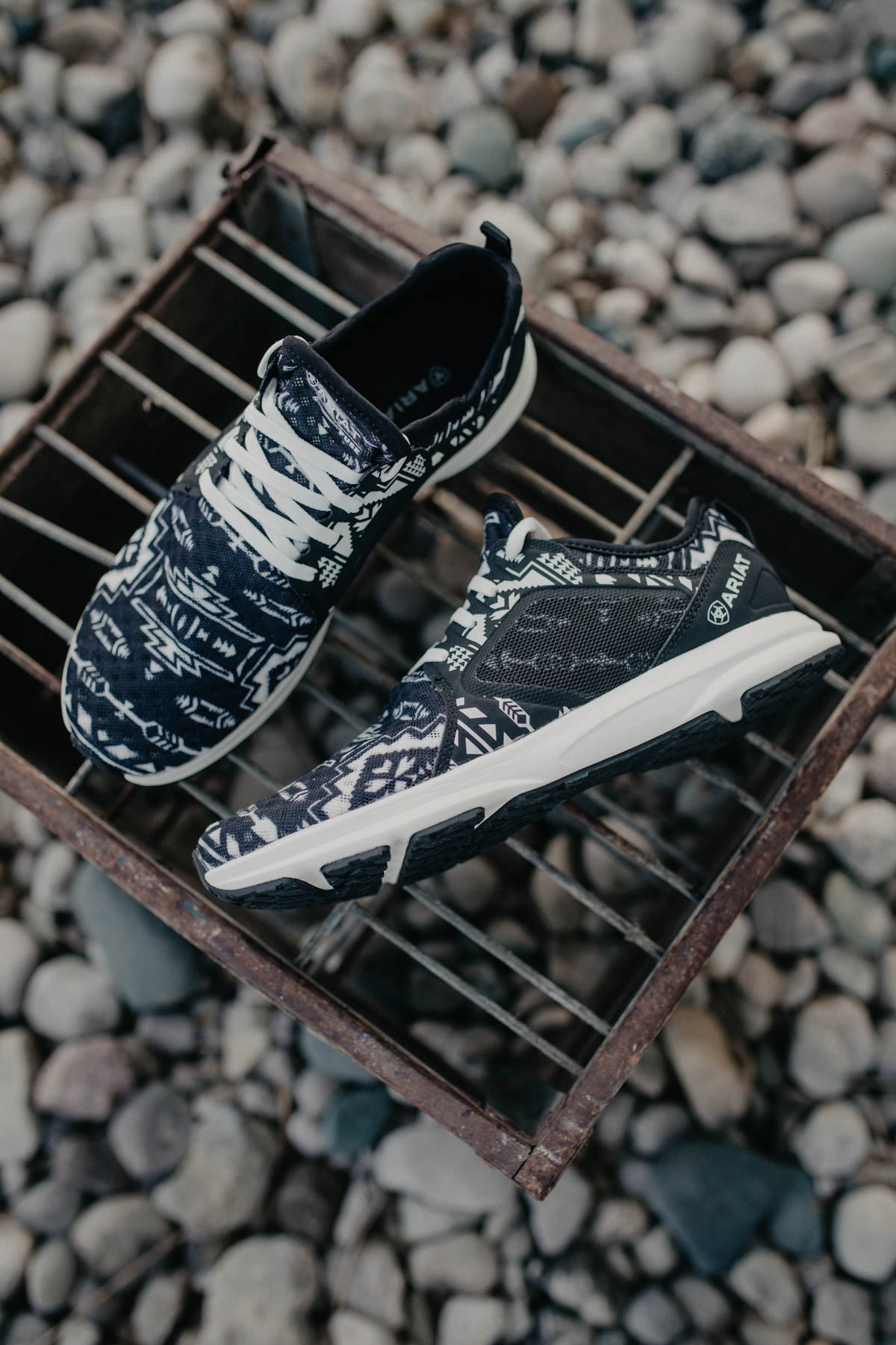 'Midnight Montana' Women's Ariat Fuse Athletic Trainer Shoe (6 & 6.5 Only)