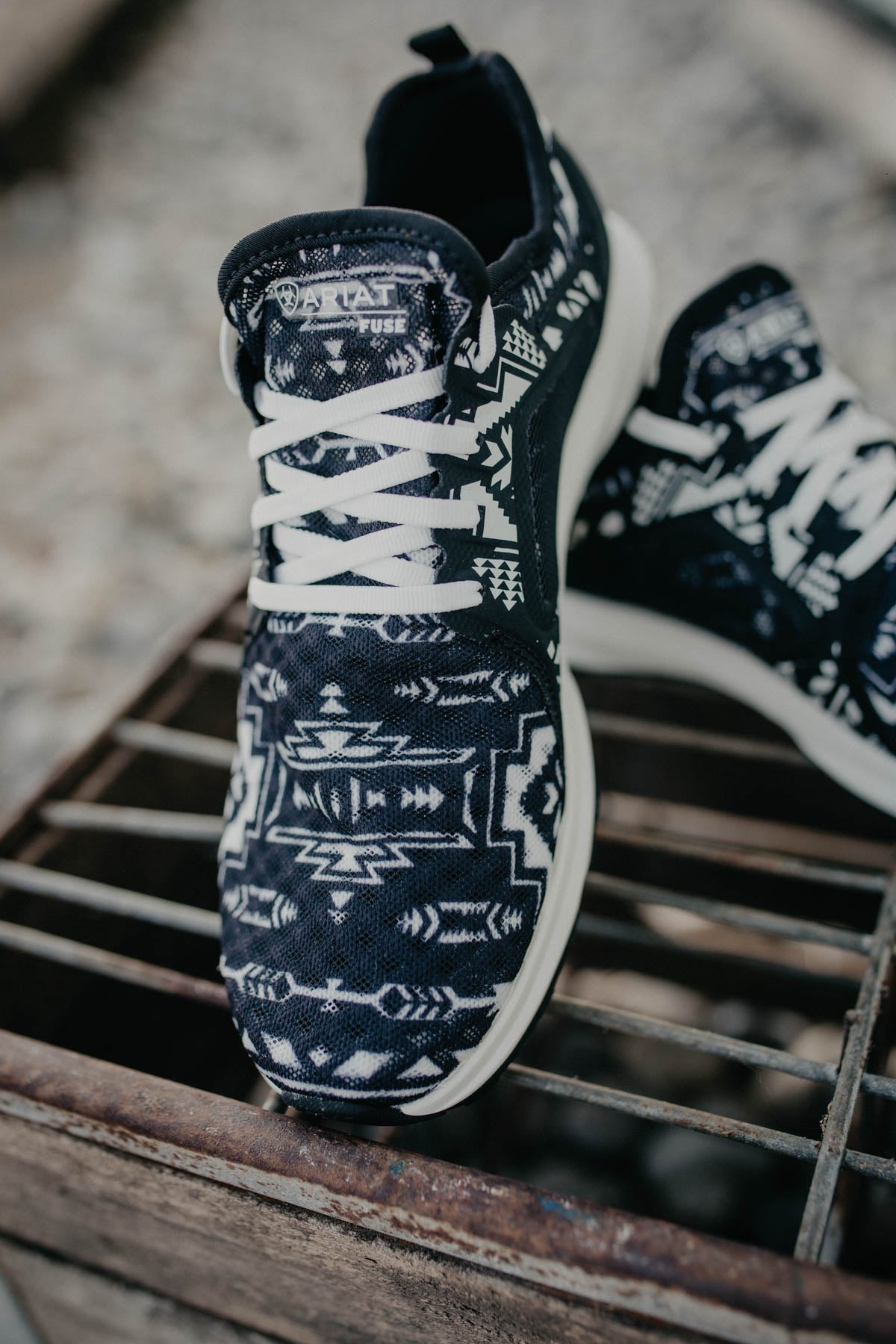 'Midnight Montana' Women's Ariat Fuse Athletic Trainer Shoe (6 & 6.5 Only)