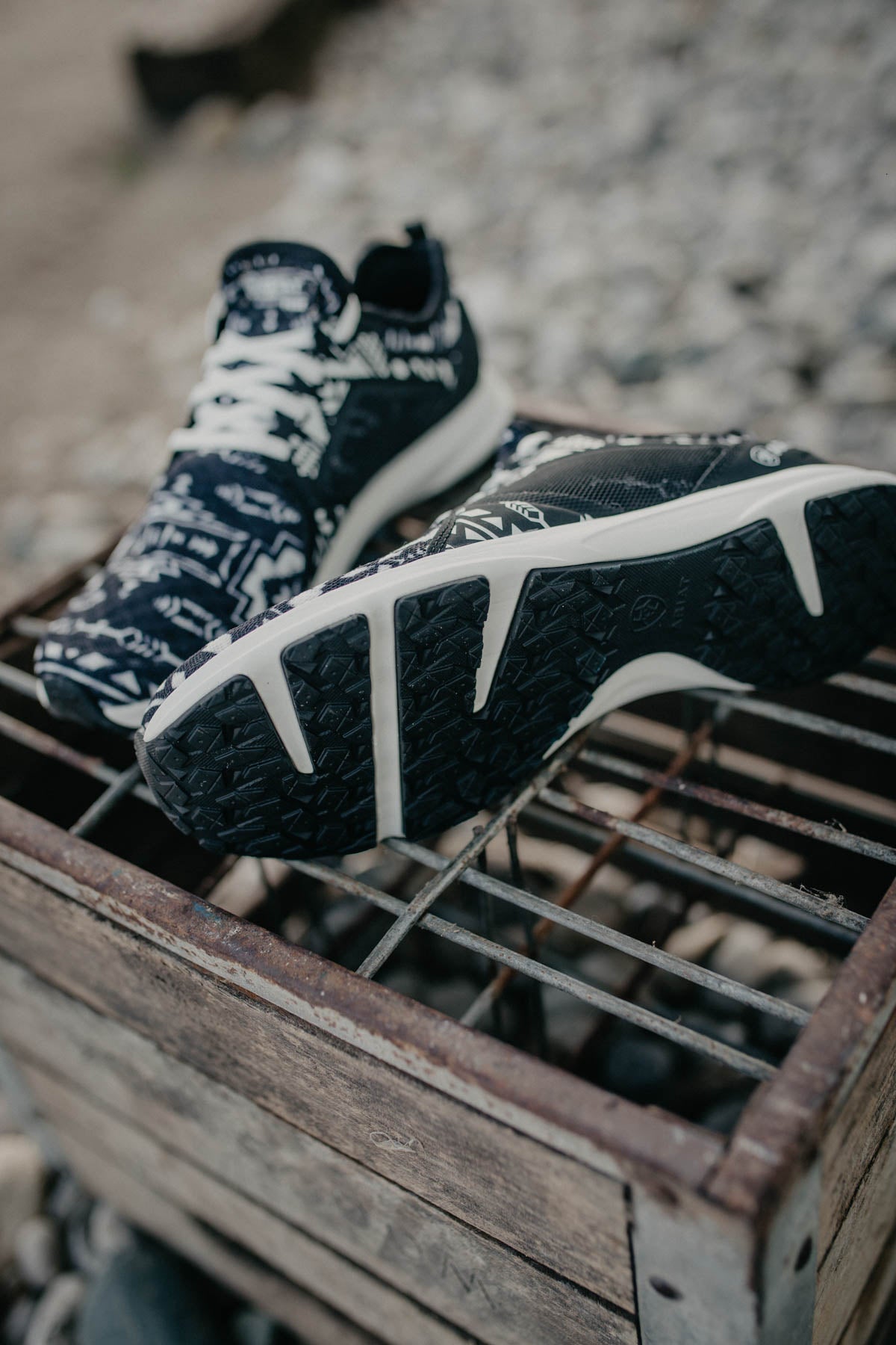 'Midnight Montana' Women's Ariat Fuse Athletic Trainer Shoe (6 & 6.5 Only)