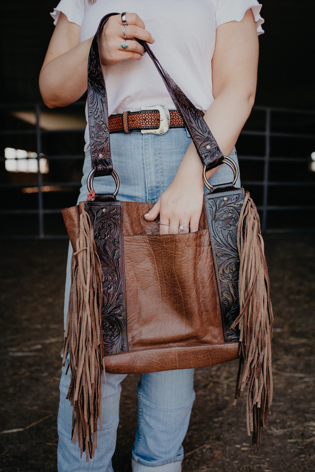 Boho Cowgirl Large Tote by STS Ranchwear