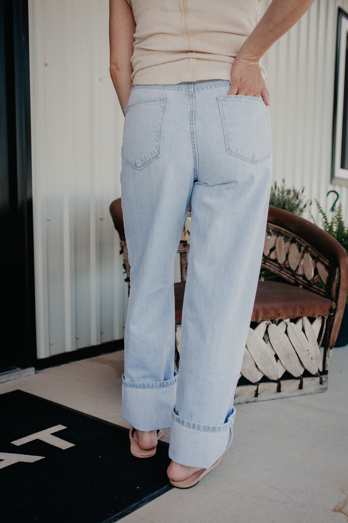 'Janna' Ultra High Rise Tomboy Wide Leg Jean by Ariat (Sizes 24-34)