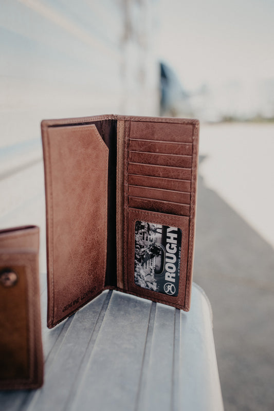 'Roughy' Hooey Roughout Brown Rodeo Wallet (RW001-TNBR)