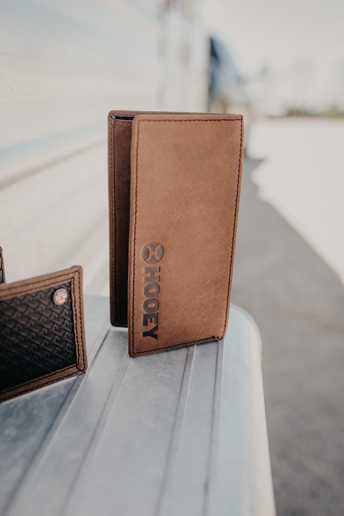 Hooey Black Basketweave Leather Rodeo Wallet (HW020-BK)