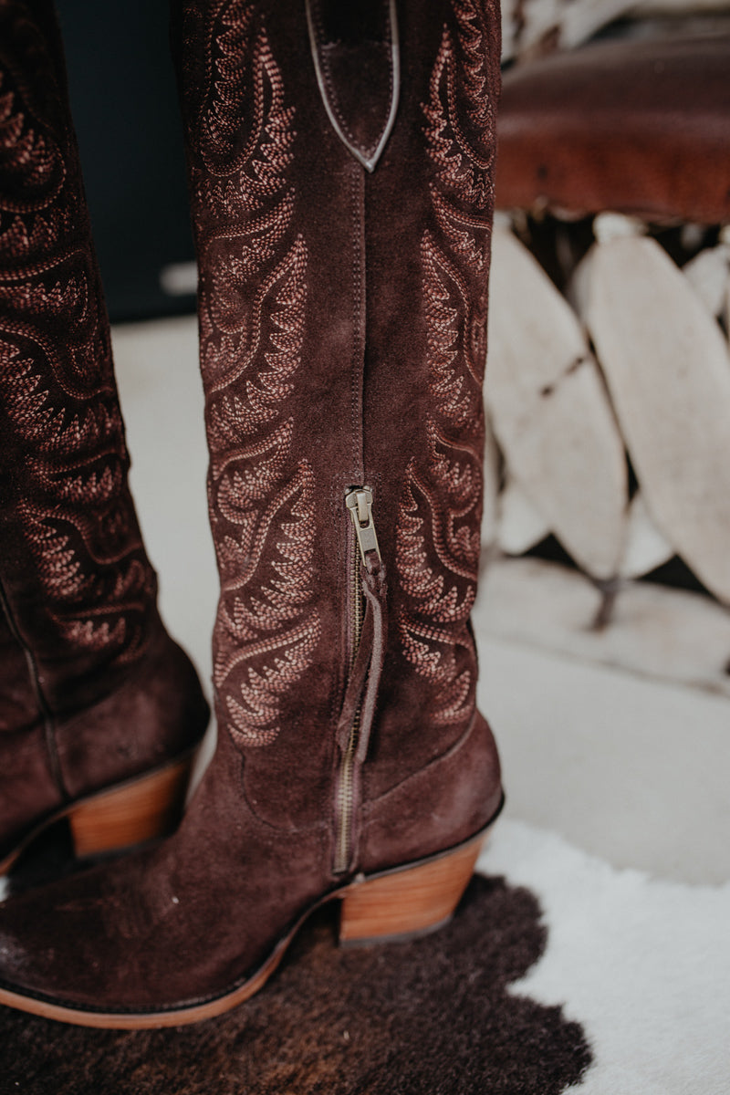 Women's Laramie X Toe French Roast Suede (Sizes 6-11)