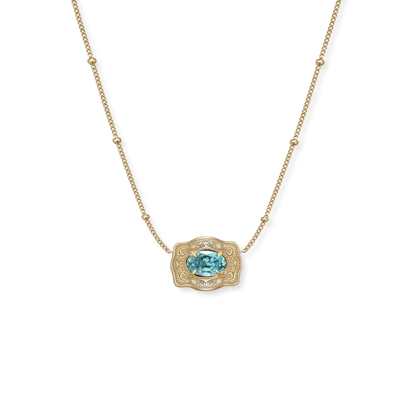 *Mini* Birthstone Buckle Necklace (2 Options)
