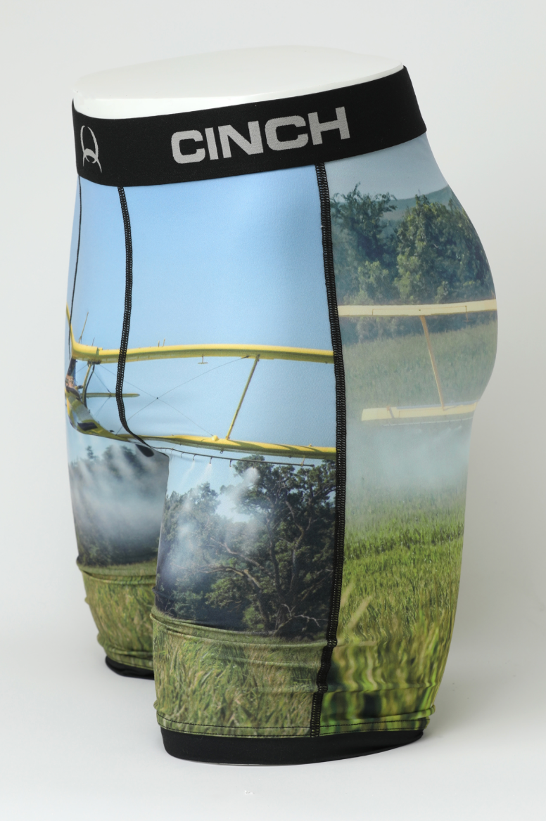 'Crop Duster' Boxer Brief 9" Inseam by CINCH (S-XL)