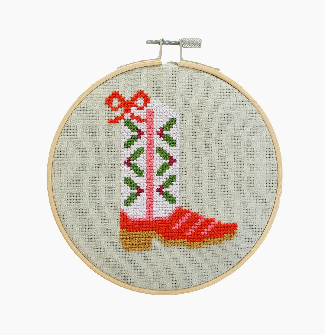 Cowboy Boot Cross Stitch Craft Kit (2 Options)