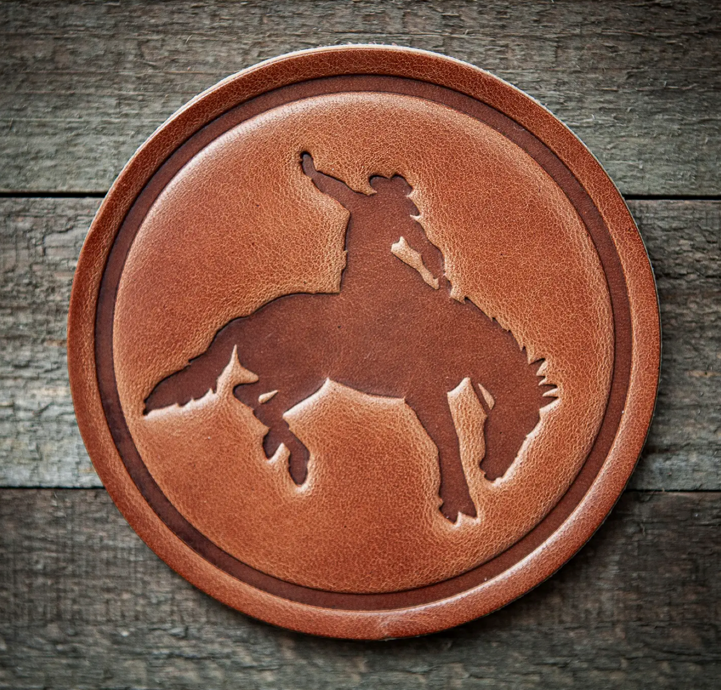 Leather Coasters (Various Styles/ Sold in Singles)