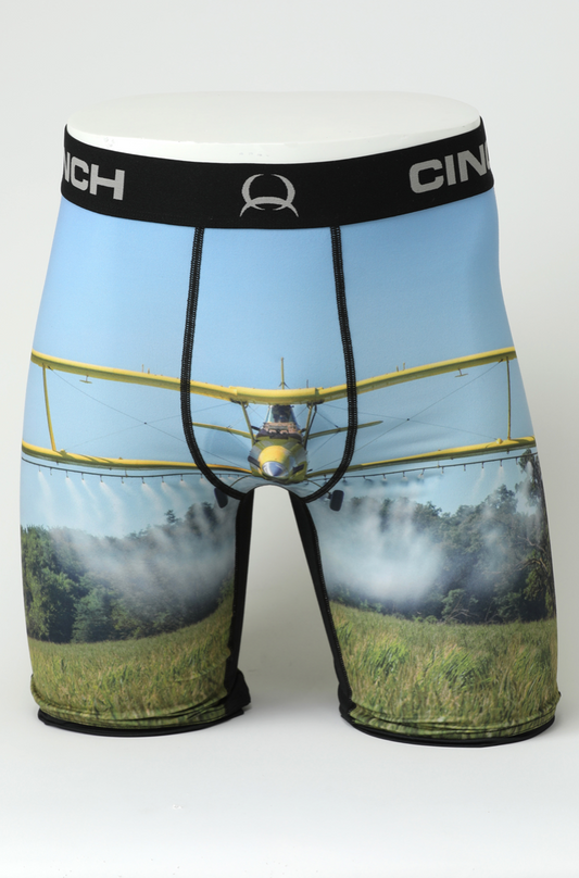 'Crop Duster' Boxer Brief 9" Inseam by CINCH (S-XL)