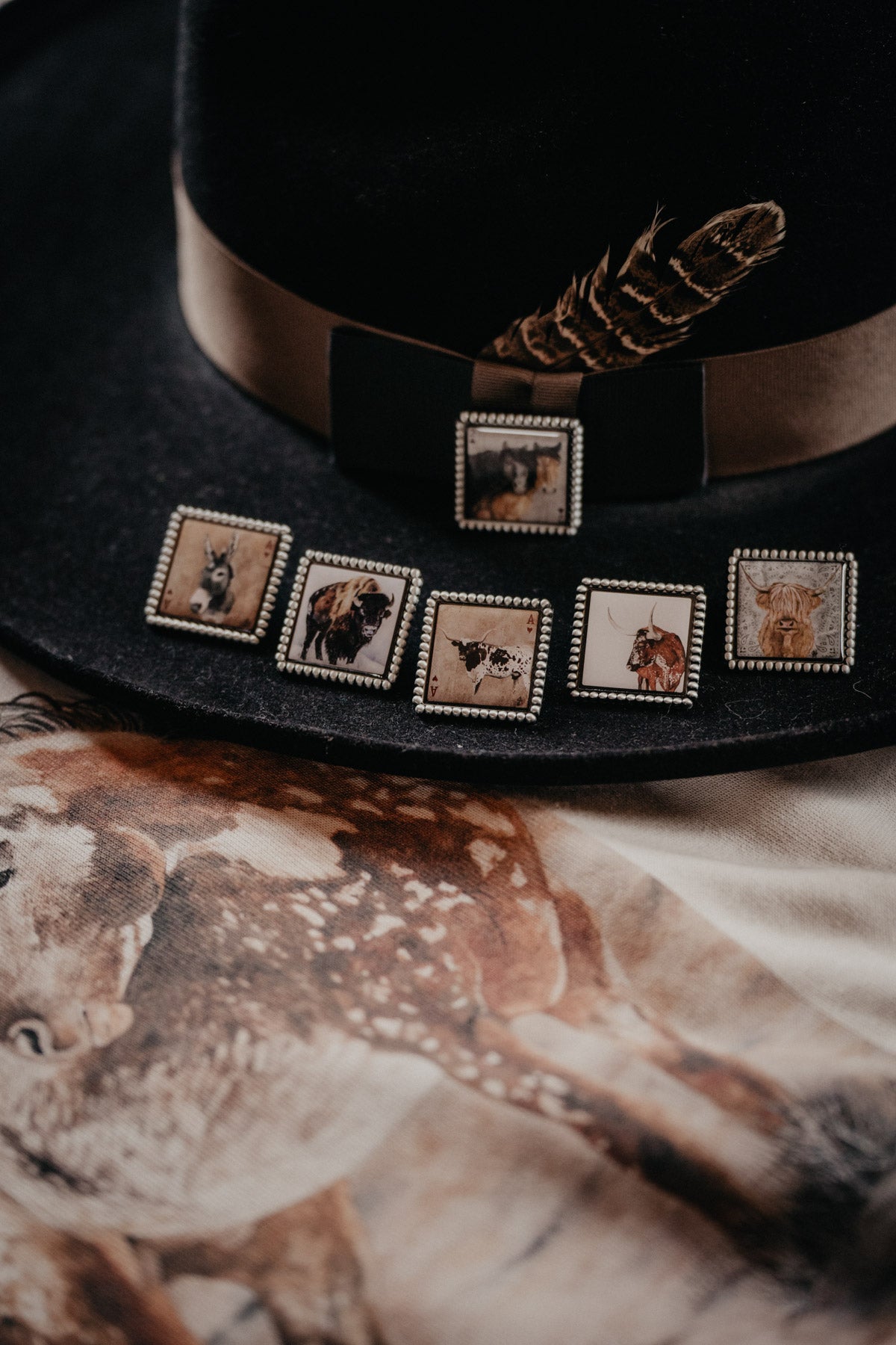 Western Square {Hat} Pins