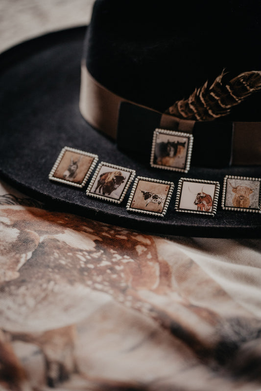 Western Square {Hat} Pins
